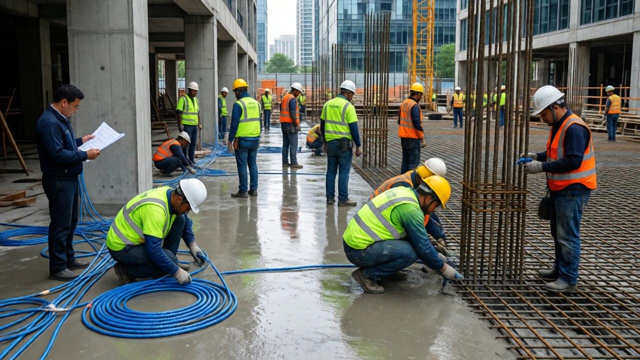 Coordination with construction trades